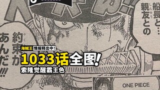 海贼王1033话全图情报！索隆霸气大爆发，黑雷爆闪，霸王初现！霜月耕三郎带来回忆杀buff！