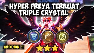 HYPER FREYA TERKUAT TRIPLE CRYSTAL !! ASTRO ARCHER CADIA!!  COMBO TERKUAT MAGIC CHESS 2022