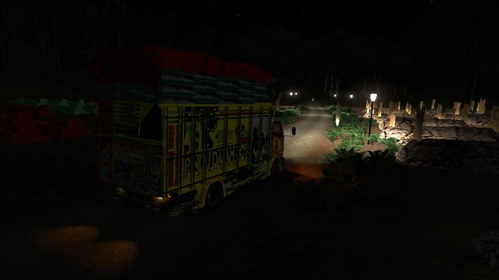 Sopir Truk ini Terobos Jalur Kuburan Dicegat POCONG! Ets2 Indonesia