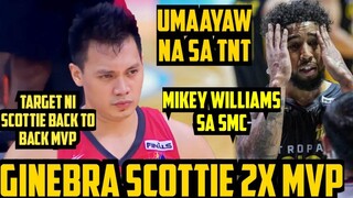 PBA LIVE : GINEBRA SCOTTIE THOMPSON TARGET ANG BACK TO BACK MVP | MIKEY WILLIAMS PAPUNTA NG SMC