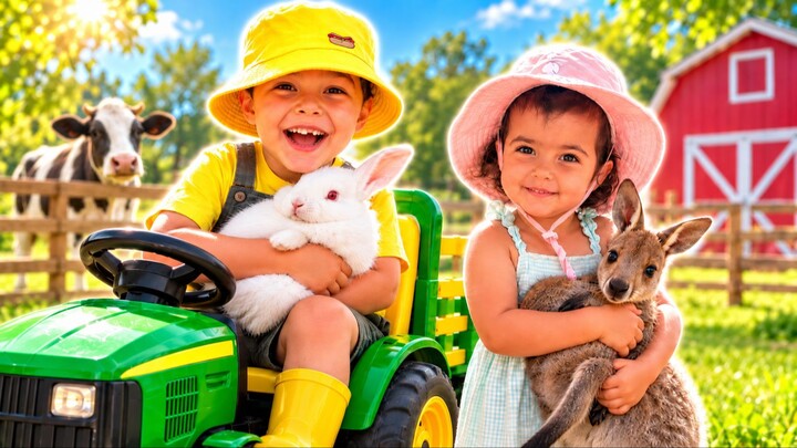 Conhecendo os Animais da Fazendinha! Vídeo Educativo para Crianças
