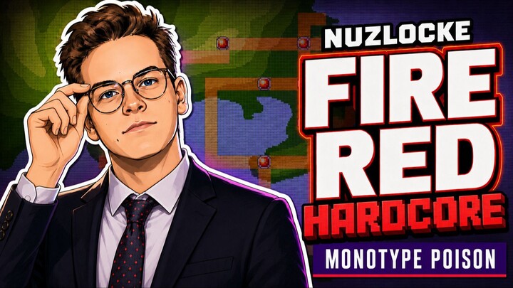 É possível zerar Pokémon FireRed em uma Hardcore Nuzlocke? | A run completa