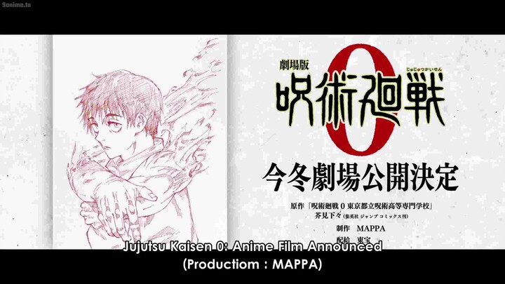 Jujutsu kaisen 0 movie preview