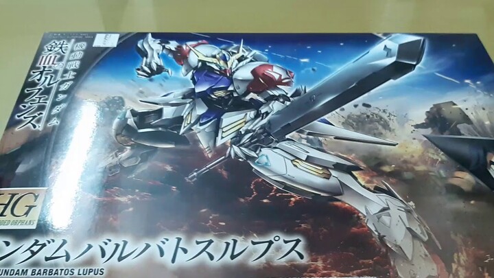 Unboxing Gundam Barbatos Lupus Hg ( 1- 144 ) 2017 !!!