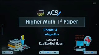Integration lec -1 Kazi Rakibul Hasan