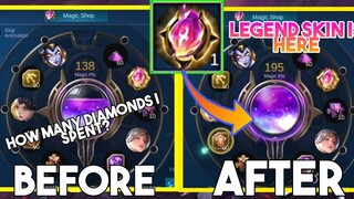 How Many Diamonds I Spent To Get MAGIC CRYSTAL or LEGEND SKIN? | MLBB