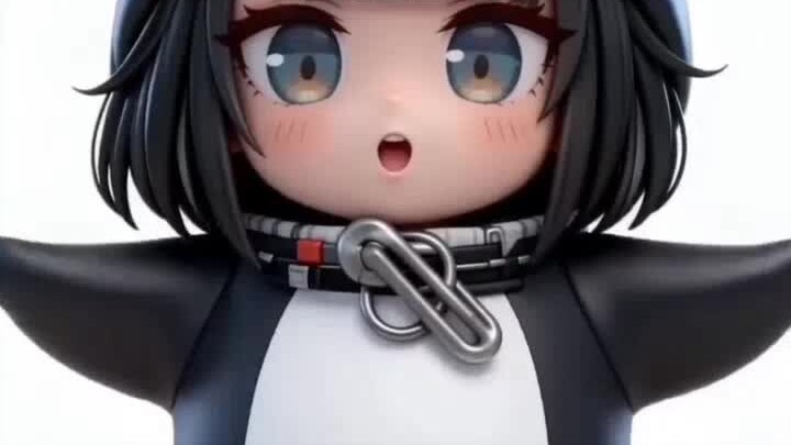 Seekor penguin kecil yang imut
