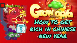 Growtopia How to Get Rich in Chinese New Year