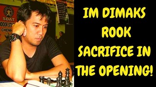 IM DIMAKILING ROOK SACRIFICE SA OPENING! Pinoy Master Notable Game! 14