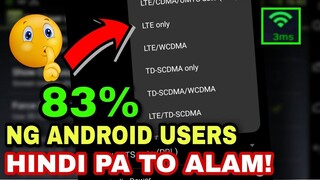 GOODBYE LAG! Boost and Speed up ang Signal ng Android Device mo! 100% LEGIT!