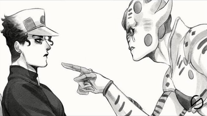 When Jotaro meets Giorno JOJO audio comic