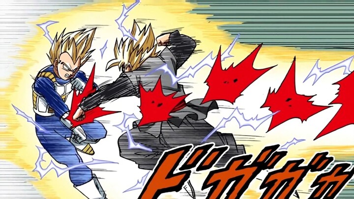 Dragon Ball Super Manga: Vegeta Dominates Black Goku