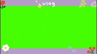 CUTE AESTHETIC OVERLAY PT. 2 | GREEN SCREEN | Peachy Grace