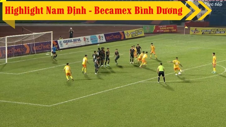 NAM ĐỊNH vs BECAMEX BÌNH DƯƠNG | Khi các tân binh chưa tìm thấy nhau