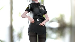 [MMD·3D] HAKU in policewoman's uniform-tempting and cool dance