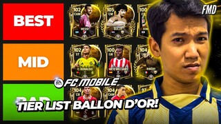 Tier List Ballon d'Or Week 1! Pilihan Kartu-Kartu Meta di Minggu Pertama?! | FC Mobile Indonesia