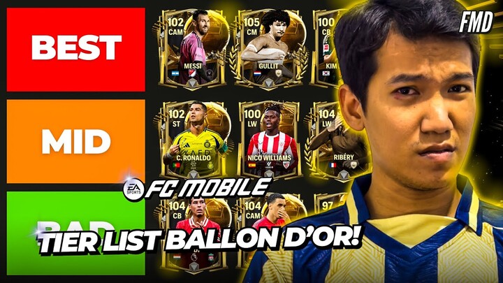 Tier List Ballon d'Or Week 1! Pilihan Kartu-Kartu Meta di Minggu Pertama?! | FC Mobile Indonesia