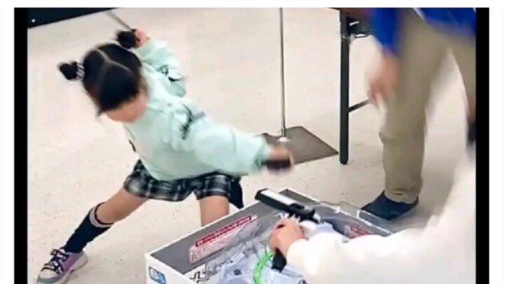 Like a little girl who stepped out of a 2D anime.