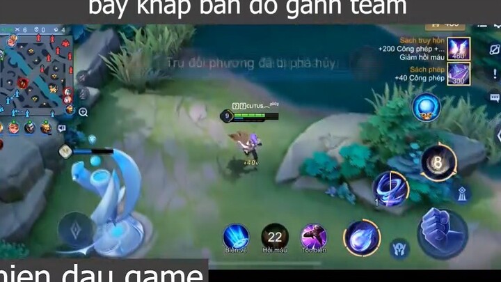 bay khắp bản đồ gánh team p4 #chiendaugame