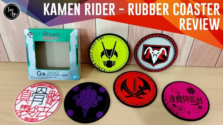 [ REVIEW ] Ichiban Kuji S.H.Figuarts Kamen Rider 仮面ライダー Rubber Coaster Tokusatsu Merchandise Bandai