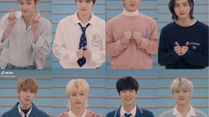 Adorably Cute Mimiko | Stray Kids | Sakurabo Challenge | All Eight on Screen | Bang Chan | Lee Min-h