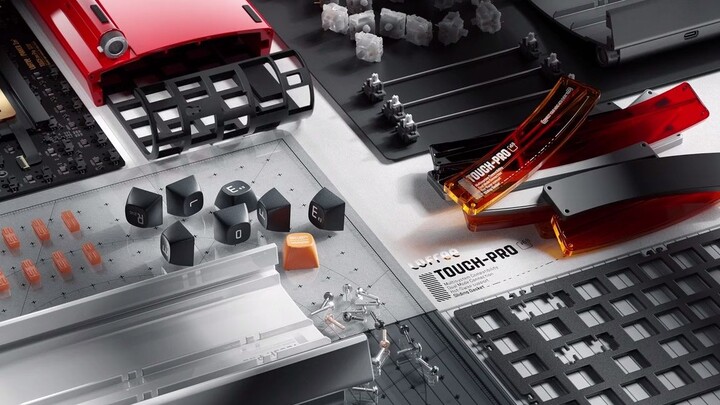 【Dynamic Design】Lofree® TOUCH PRO Bluetooth Mechanical Keyboard Advertising Video