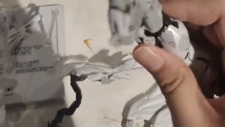 Although it is not very valuable, I feel a little sorry for my model.