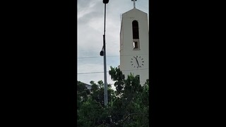 #SHORT "Before Sunset @STO DOMINGO CHURCH" #FARMWANDERERVLOG #CHURH #SUNSET #BRENDLABANDER