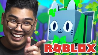 Pet Simulator X - HUGE LEPRECHAUN CAT (Clover Update)
