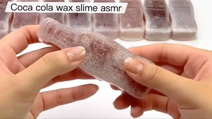 Coca cola wax slime asmr