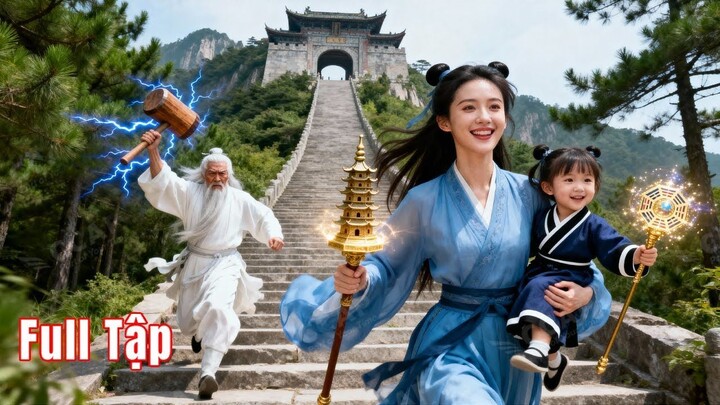 Taoist kecil mencuri seluruh pusaka gurunya, membawa anaknya turun gunung mencari ayah dan hasilnya!