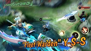 YSS New Skin | Yi Sun-shin "Fleet Warden"  New Epic Skin Gameplay - Mobile Legends: Bang Bang - Mlbb