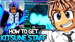 How to UNLOCK the NEW KITSUNE STAFF / FOX STAFF | BLOX FRUITS NEW UPDATE!