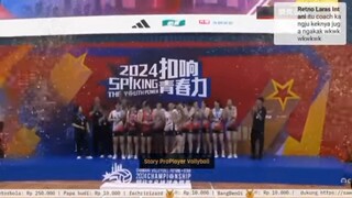 Redspark juara spiking youth power shanghai 2024