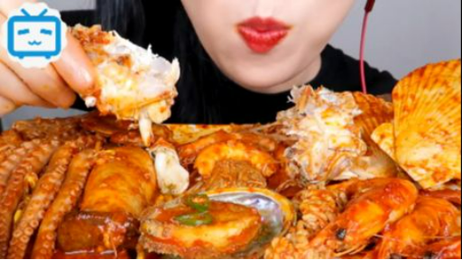 SPICY SEAFOOD BOIL MUKBANG