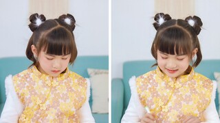 Bạn không thể ngờ được rằng kiểu tóc cỏ ba lá đẹp thế này lại có thể chải xong chỉ trong 20 giây, bu