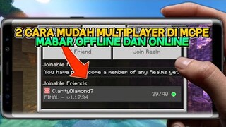 TUTORIAL LENGKAP!! CARA MUDAH MULTIPLAYER DI MINECRAFT PE !! - TUTORIAL MULTIPLAYER MCPE