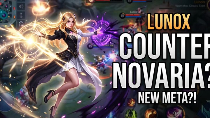 LUNOX COUNTER NOVARIA || REKOMENDASI HERO MID MLBB