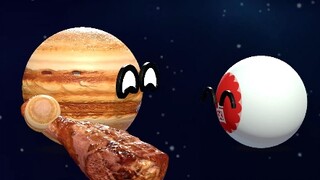 Planet Animation: What if the Earth suddenly became bigger?