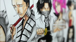 Drawing Hunter X Hunter Characters in Bleach Style | Phantom Troupe as Espadas | Crossover