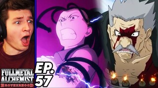 ETERNAL LEAVE | Fullmetal Alchemist: Brotherhood Episode 57 REACTION!