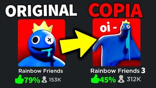 CÓPIAS HORRÍVEIS do RAINBOW FRIENDS '-'