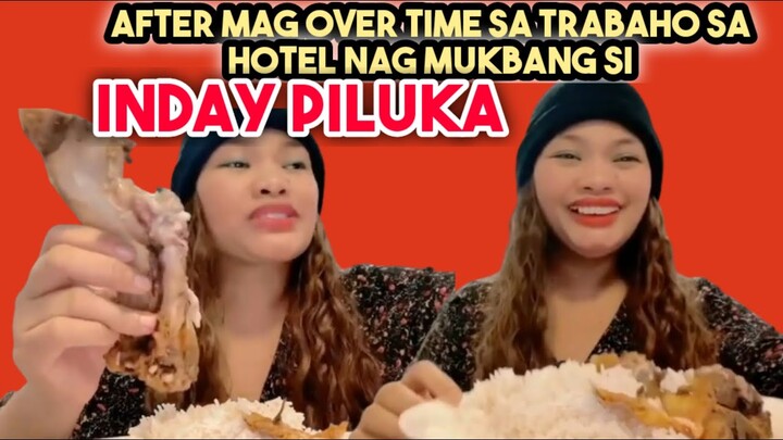Mukbang. After working overtime sa hotel reload ng lakas para  kinabukasan  work para my lakas