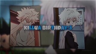 KILLUA AMV EDIT SPECIAL BIRTHDAY