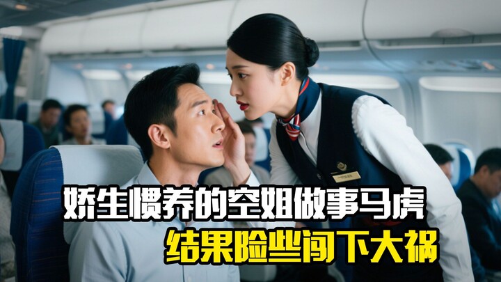 A pampered flight attendant is careless in her work and nearly causes a major disaster—drama film