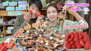 |1043| VỀ TỚI NHÀ HAI VỢ CHỒNG ĂN DĨA GHẸ NGÂM TƯƠNG MÀ NGỒI NHỚ VIỆT NAM MUỐN XỈU