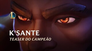 League of Legends | Teaser do Campeão: K'Sante – O Orgulho do Caçador