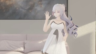 【MMD/4K/fabric】 Having a wife like this at home, ____________.