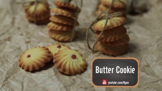 Hướng dẫn làm bánh quy bơ - Công thức Cookie bơ tuyệt ngon
