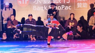 8岁女孩 vs 13岁男孩的街舞Battle！这要怎么Judge啊！Nini vs Tsukki TAIPEI BBOY CITY 2019